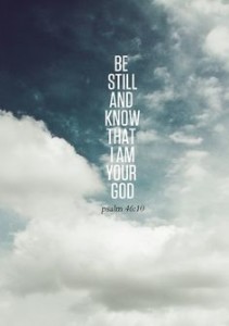 Be-still-and-know