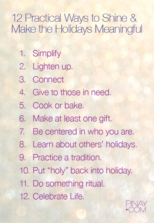 December - 12 Ways to Sparkle and Make the Holidays More Meaningful- bagongpinay.com
