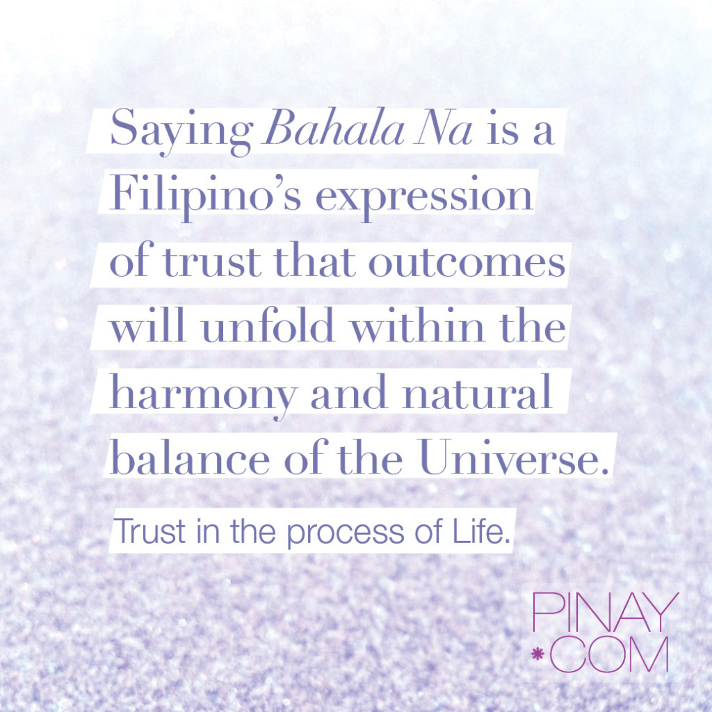 Trust in the process of life. Bahala na. #bagongpinay