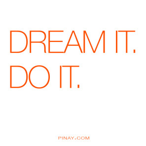 If I can dream it, I can do it. #bagongpinay #magandakayamoyan #beautifulyoucandohardthings